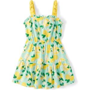 The Children’s Place Girls’ Short Sleeve Dressy Dress(Allover Lemonade)