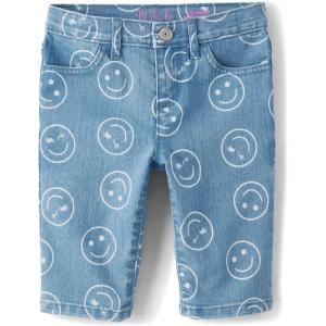 The Children’s Place Girls Twill Skimmer Shorts(Lea Wash Print)