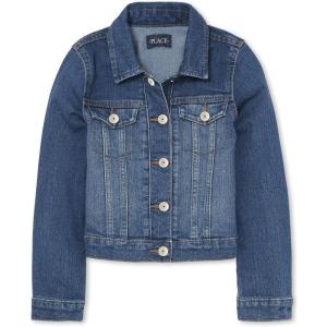 The Children’s Place girls Basic Denim Jacket(Azure Wash)