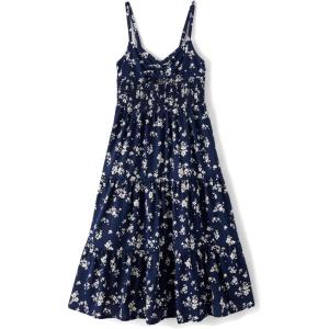 The Children’s Place girls Floral Smocked Babydoll Dress(Tidal)