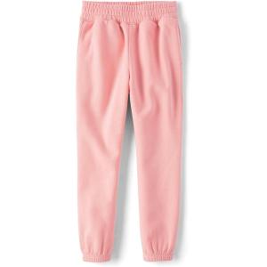 The Children’s Place girls Knit Active Sweatpants(Light Pink)