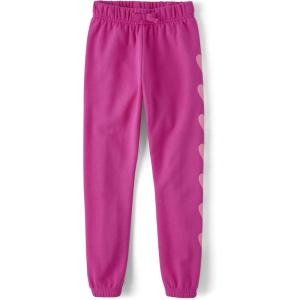 The Children’s Place girls Knit Active Sweatpants(Pink Glow)
