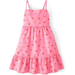 The Children’s Place,Short Sleeve Fashion Dress(Bright Pink)