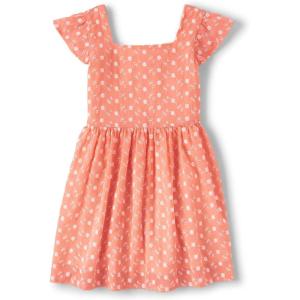 The Children’s Place,Short Sleeve Fashion Dress(Summer Dawn)
