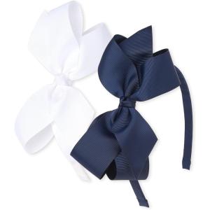 The Children’s Place,girls,Headband,NAVY/WHITE -2 PACK,NO_SIZE