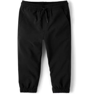 and Toddler Quick Dry Pull on Jogger Pants(Black)
