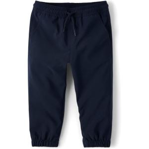 and Toddler Quick Dry Pull on Jogger Pants(New Navy)