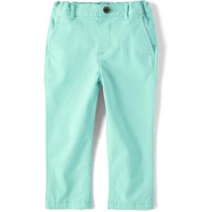 and Toddler Stretch Straight Chino Pants(Mellow Aqua)