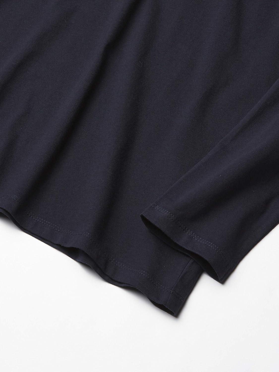 imageThe Childrens Place Boys Basic Layering Long Sleeve TeeNew Navy Single