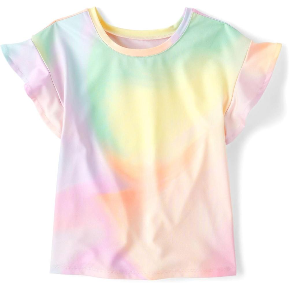 imageThe Childrens Place BabyGirls and Toddler Atheletic Short Sleeve ShirtSeagrove