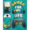 Assorted Everyday Short Sleeve Graphic T-Shirts,multipacks(Gamer Life/Game Mode/Controller 3-pack)