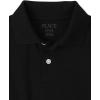 The Children’s Place Boys’ Multipack Short Sleeve Soft Jersey Knit Polos(Black)