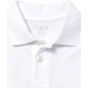 The Children’s Place Boys’ Multipack Short Sleeve Soft Jersey Knit Polos(White 2-pack)