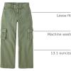 The Children’s Place Girls Baggy Jeans(Olive Tinge Cargo)