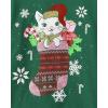 The Children’s Place Unisex-Baby and Toddler All Holidays,Birthdays Long Sleeve Graphic T-Shirts(Christmas Stocking Cat)