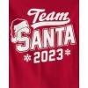 The Children’s Place Unisex-Baby and Toddler All Holidays,Birthdays Long Sleeve Graphic T-Shirts(Christmas Team Santa 2023)