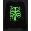 The Children’s Place Unisex-Baby and Toddler All Holidays,Birthdays Long Sleeve Graphic T-Shirts(Skeleton Rib Cage Candy)