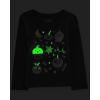 The Children’s Place Unisex-Baby and Toddler All Holidays,Birthdays Long Sleeve Graphic T-Shirts(Spooky Doodle)