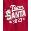 The Children’s Place Unisex-Baby and Toddler All Holidays,Birthdays Long Sleeve Graphic T-Shirts(Team Santa 2023)