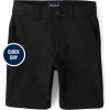 The Children’s Place boys Quick Dry Chino Shorts(Black Single)