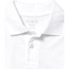 The Children’s Place boys Short Sleeve Soft Jersey Knit Polo,multipacks(White 3-pack)