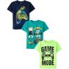 Assorted Everyday Short Sleeve Graphic T-Shirts,multipacks(Gamer Life/Game Mode/Controller 3-pack)
