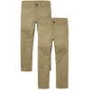 Stretch Straight Chino Pants,multipacks(Flax 2 Pack)