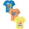The Children’s Place Baby-Boys and Toddler School Days Short Sleeve Graphic T-Shirts,multipacks(Animal Instruments/Read Elephant/Fish)