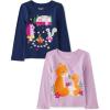 The Children’s Place Baby-Boys and Toddler School Days Short Sleeve Graphic T-Shirts,multipacks(Fox/Camping 2-pack)