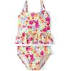 The Children’s Place Baby-Girls and Toddler 2 Piece Tankini Swimsuit(Ditsy Flower)