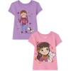 The Children’s Place Baby-Girls and Toddler Assorted Everyday Short Sleeve Graphic T-Shirts,multipacks(Girl Dog/Girl Cat)