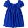 The Children’s Place Baby-Girls and Toddler Tiered Dress, Short Sleeve(Renew Blue)