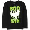 The Children’s Place Unisex-Baby and Toddler All Holidays,Birthdays Long Sleeve Graphic T-Shirts(Boo Yah)