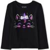 The Children’s Place Unisex-Baby and Toddler All Holidays,Birthdays Long Sleeve Graphic T-Shirts(Cat Witch Hat)