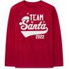 The Children’s Place Unisex-Baby and Toddler All Holidays,Birthdays Long Sleeve Graphic T-Shirts(Christmas Team Santa 2022)