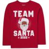 The Children’s Place Unisex-Baby and Toddler All Holidays,Birthdays Long Sleeve Graphic T-Shirts(Christmas Team Santa 22)