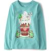 The Children’s Place Unisex-Baby and Toddler All Holidays,Birthdays Long Sleeve Graphic T-Shirts(Festive Holiday Drink)