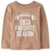 The Children’s Place Unisex-Baby and Toddler All Holidays,Birthdays Long Sleeve Graphic T-Shirts(Football Fav Season)