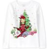 The Children’s Place Unisex-Baby and Toddler All Holidays,Birthdays Long Sleeve Graphic T-Shirts(Girl Christmas Decorations)