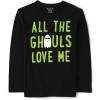 The Children’s Place Unisex-Baby and Toddler All Holidays,Birthdays Long Sleeve Graphic T-Shirts(Halloween Ghouls Glow)