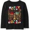 The Children’s Place Unisex-Baby and Toddler All Holidays,Birthdays Long Sleeve Graphic T-Shirts(Happy Kwanza)