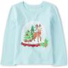 The Children’s Place Unisex-Baby and Toddler All Holidays,Birthdays Long Sleeve Graphic T-Shirts(Holiday Snowglobe)