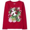 The Children’s Place Unisex-Baby and Toddler All Holidays,Birthdays Long Sleeve Graphic T-Shirts(Holiday Unicorn)