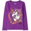 The Children’s Place Unisex-Baby and Toddler All Holidays,Birthdays Long Sleeve Graphic T-Shirts(Purple Boo Unicorn)