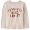 The Children’s Place Unisex-Baby and Toddler All Holidays,Birthdays Long Sleeve Graphic T-Shirts(Thankful for My Family)