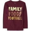 The Children’s Place Unisex-Baby and Toddler All Holidays,Birthdays Long Sleeve Graphic T-Shirts(Thanksgiving Fam Food Fball)