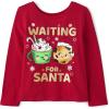 The Children’s Place Unisex-Baby and Toddler All Holidays,Birthdays Long Sleeve Graphic T-Shirts(Waiting for Santa)