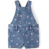 The Children’s Place baby-girls And Toddler Girls Denim Shortalls(Denim Confetti Hearts)