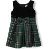 The Children’s Place,and Toddler Short Sleeve Dressy Dress(Forest Green)