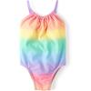 and Toddler One Piece Swimsuit(Ombre Cosmos)